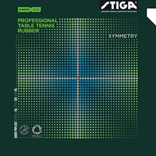 STIGA Symmetry Table Tennis Rubber Medium Thickness Black 1709180118 NEW