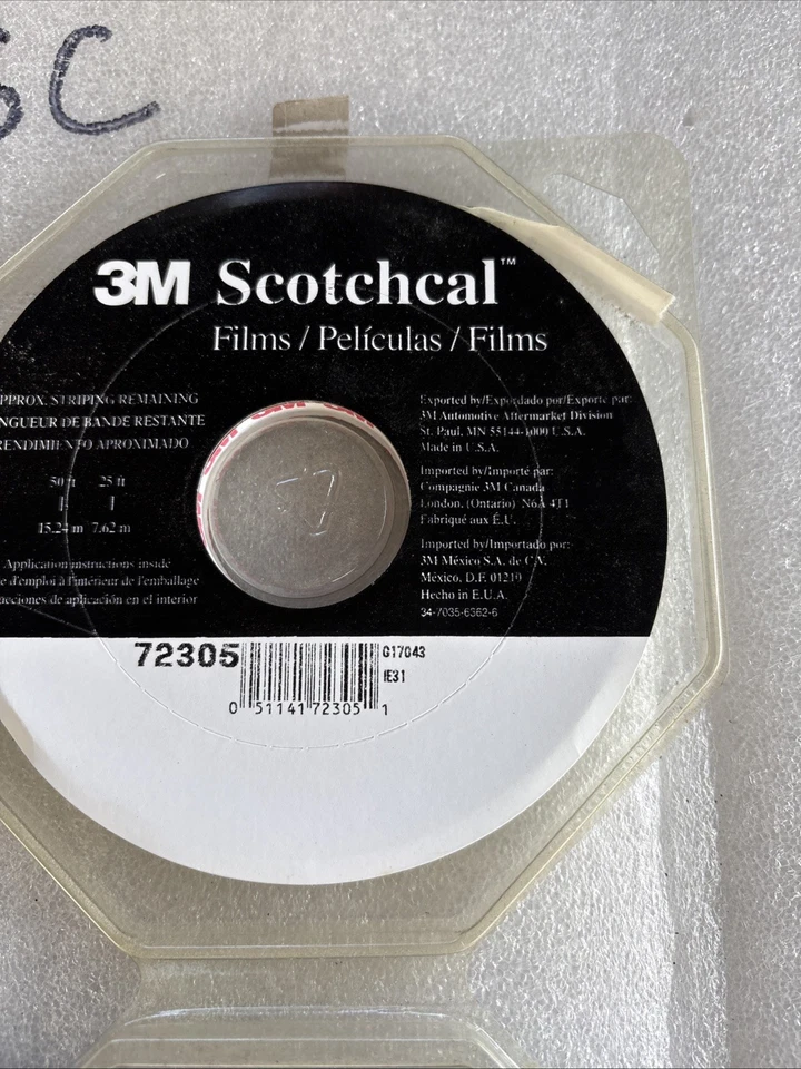 3M 72305 Pinstripe Tape 5/16” x 150’ Soft Silver Metallic Fits Auto RV Trim - Image 4 of 4