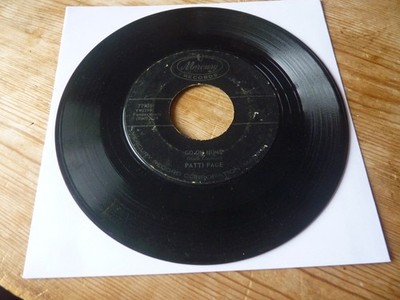 Patti Page USA 7'' Go On Home plays GOOD only Too Late To Cry Mercury