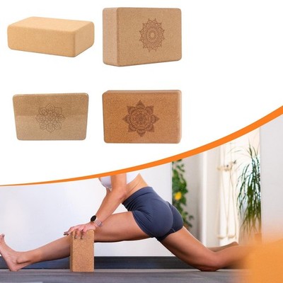 Kork Yoga Block Anti Slip Yoga Prop für Balance Training Fitness Pilates