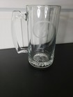Collectible Clear Glass Beer Mug Featuring an Etched Letter Monogram D — photo 1