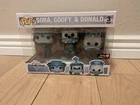Funko Pop Disney 3-Pack Sora Goofy Donald Kingdom Hearts Tron Gamestop Exclusive