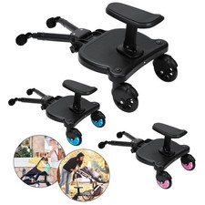 Buggy Board mit Sitz Mitfahrbrett Kinderwagenbrett Trittbrett Buggyboard Kiddy