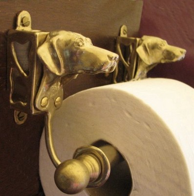 VIZSLA Bronze Toilet Paper Holder OR Paper Towel Holder!