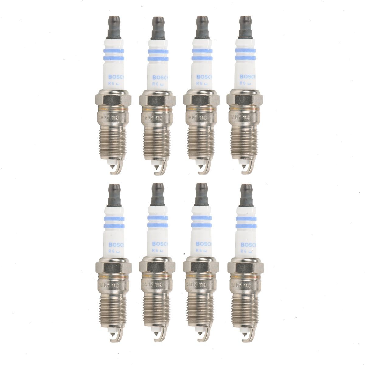 8 pc Bosch Platinum Spark Plugs for 2000-2013 GMC Yukon XL 2500 6.0L V8 fl