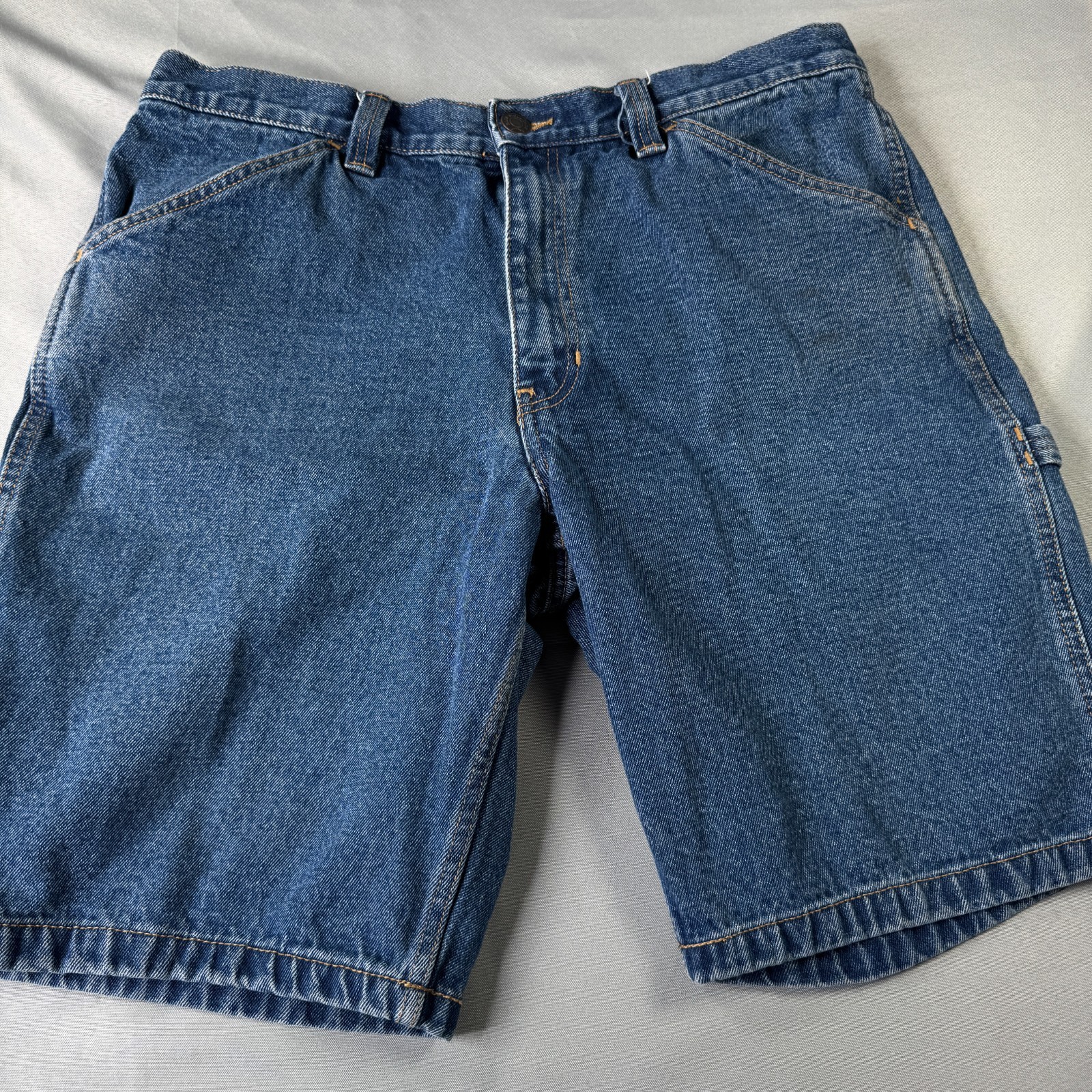 Blue Mountain Denim Utility Shorts Mens 38 Carpenter Workwear Jorts Cotton