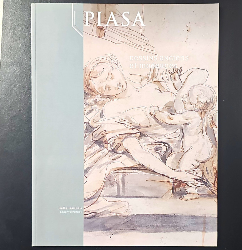PIASA Dessins anciens et modernes Auction Catalog France 2011 Booklet Illus.