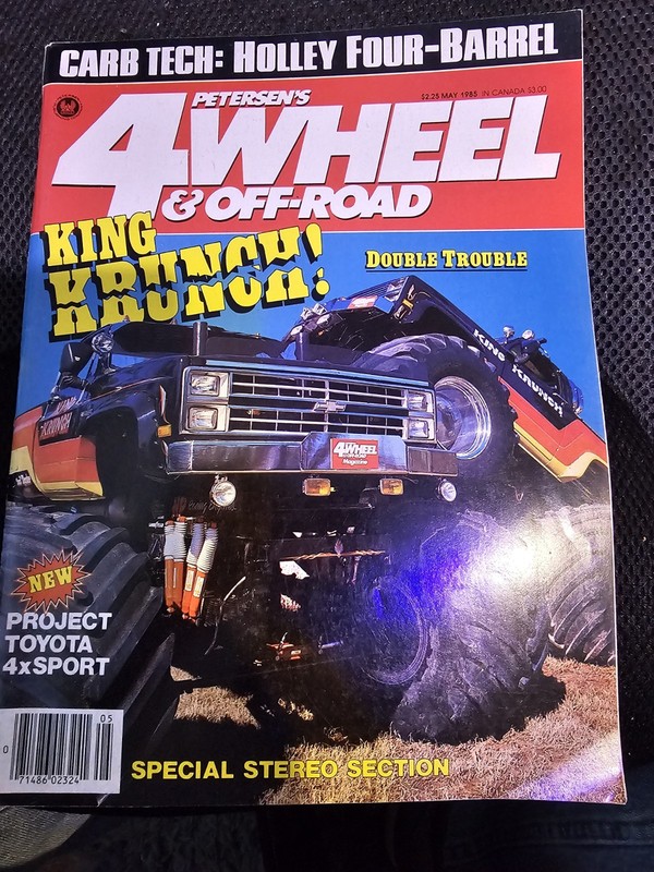 4 Wheel & Off-Road Magazine Issue #5 May 1985 King Krunch Toyota 4xSport