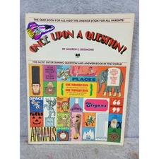 Once Upon A Question Quiz Book For Kids By Warren E Siegmond 1975 Bantam Edition