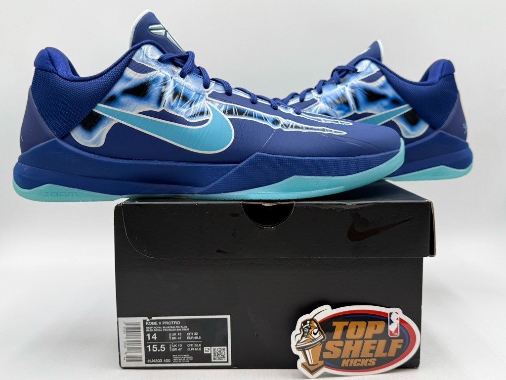 Nike Zoom Kobe 5 Protro X-Ray Blue Authentic Size 14 2024 Used OG