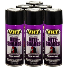VHT Lens Paint SP999 (6-PACK); Nite-Shades 11oz Aerosol Transparent Black