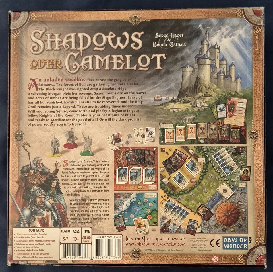 Shadows Over Camelot Board Game by Days of Wonder - Image 2 of 4