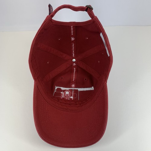OU Oklahoma Sequin Hat Women's Red Adjustable Strap Baseball Cap Cow Sooners TOW - Picture 11 of 20