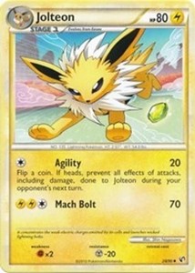 Jolteon (#28/90) HG & SS - Undaunted LP Pokemon