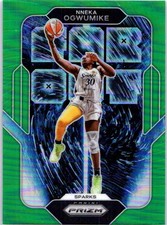 2022 Panini Prizm WNBA #6 Nneka Ogwumike Far Out Prizms Green