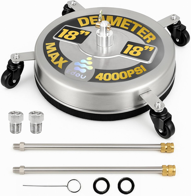 #ad 18 Inch Pressure Washer Surface Cleaner Stainless Steel Power Washer Attachmen $145.93