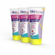 Anti-Bump Shave Gel for Sensitive Areas, 5 Oz, 3 Pack