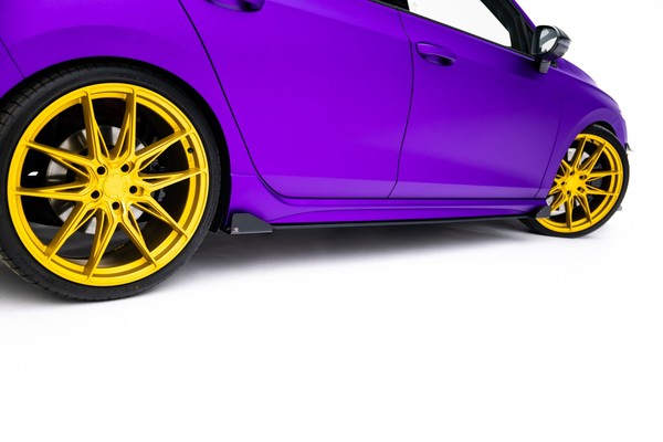 Seitenschweller Ansatz (Paar) + Flaps Passend FüR VW Golf R Hatchback Mk8 / Mk8-image