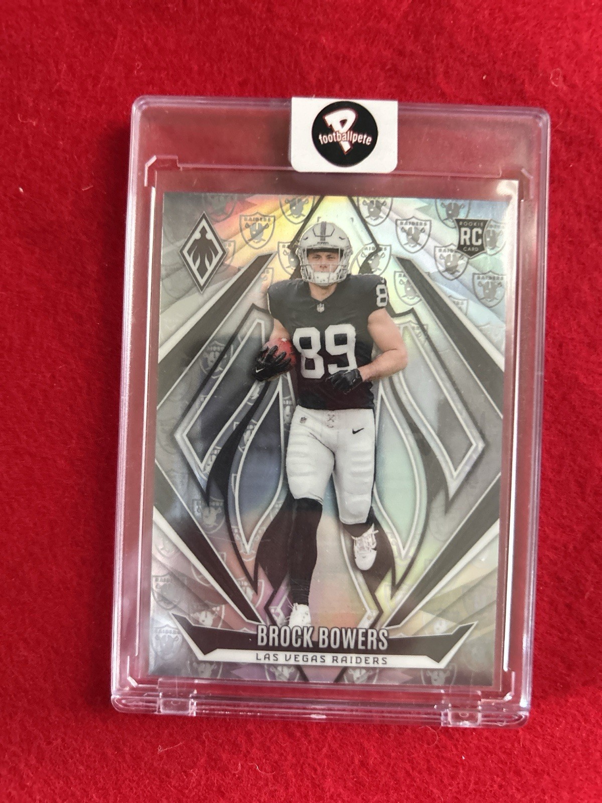 2024 Panini Phoenix - Rookies Brock Bowers #165 Team Logos /299 (RC) Raiders