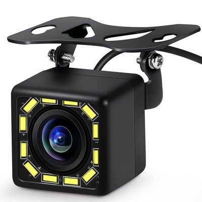 Car Rear View Camera Backup Reverse Camera HD 170° Wide Angle 12 LED Night Vi...