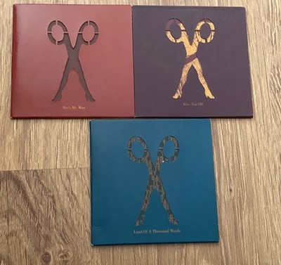 Set of 3 x Scissor Sisters Promo CD Singles She s My Man Kiss You Off Land Of
