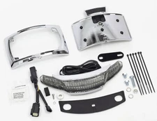 Ciro Chrome Latitude Taillight w/License Plate Holder (40051)