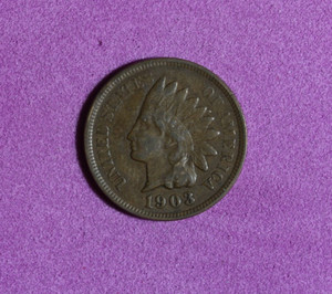 1903- Indian Head Cent Penny #P34900
