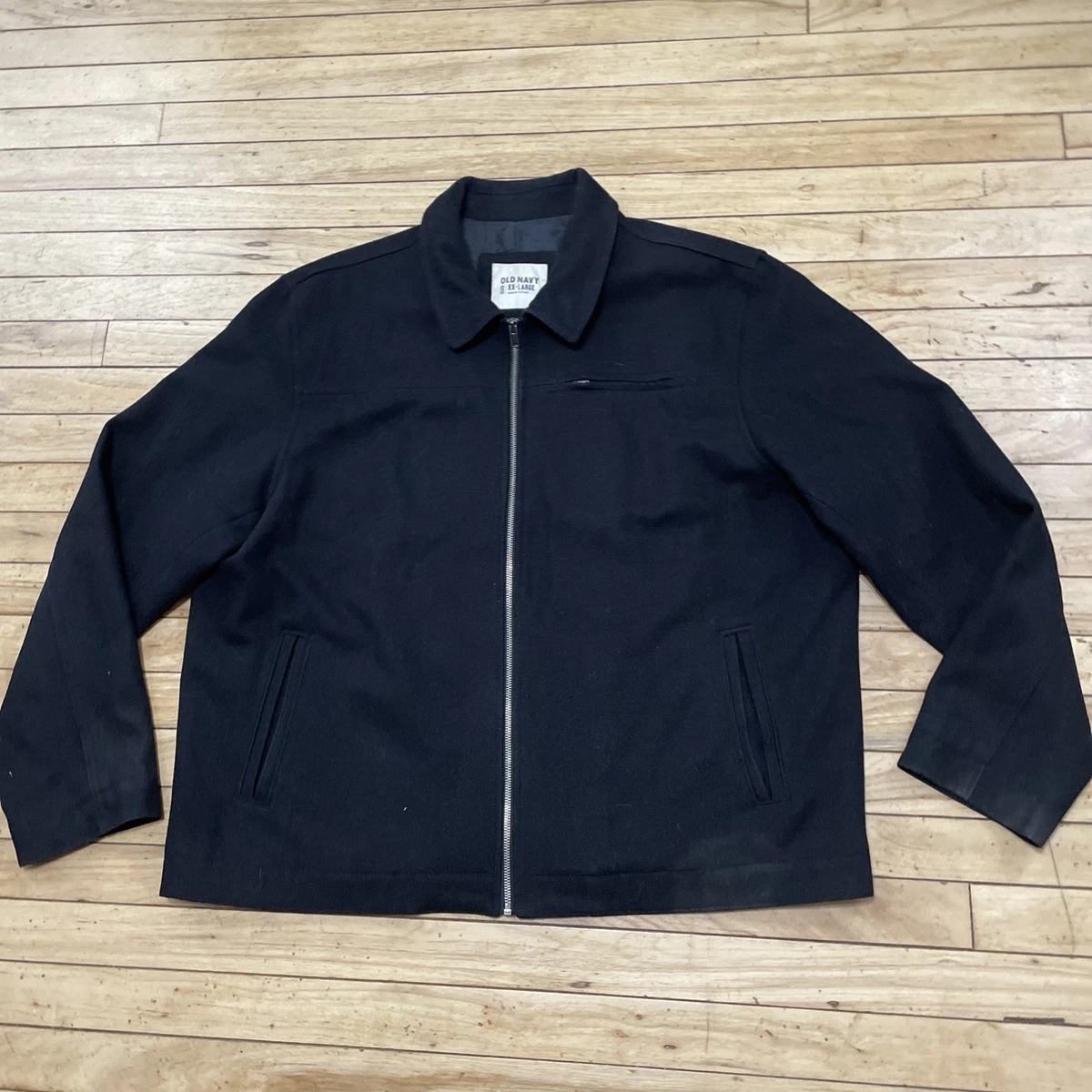 Old Navy Black Coats, Jackets & Vests Wool Outer Shell for Men for