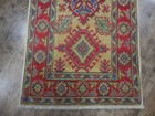 Authentic Kazak Pakistan Handmade Small Rug Wool Craftsmanship 1.10x3.5 Ft — photo 4