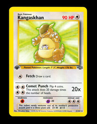 Pokémon Kangaskhan 21/64 Jungle 1st Edition Non-Holo Rare