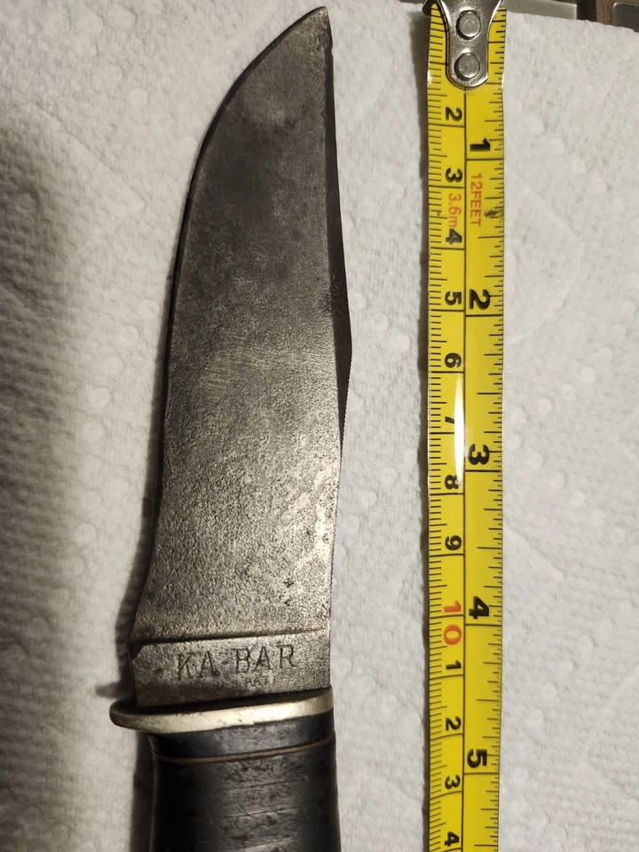 Cuchillo de hoja fija vintage KA-BAR Foto 2 de 4