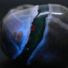 2.5" Volcano Agate Carved Crystal Skull, Realistic, Crystal Healing