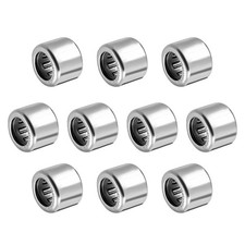 HK0608 Drawn Cup Needle Roller Bearings 6mm Bore Dia, 10mm OD, 8mm Width 10pcs