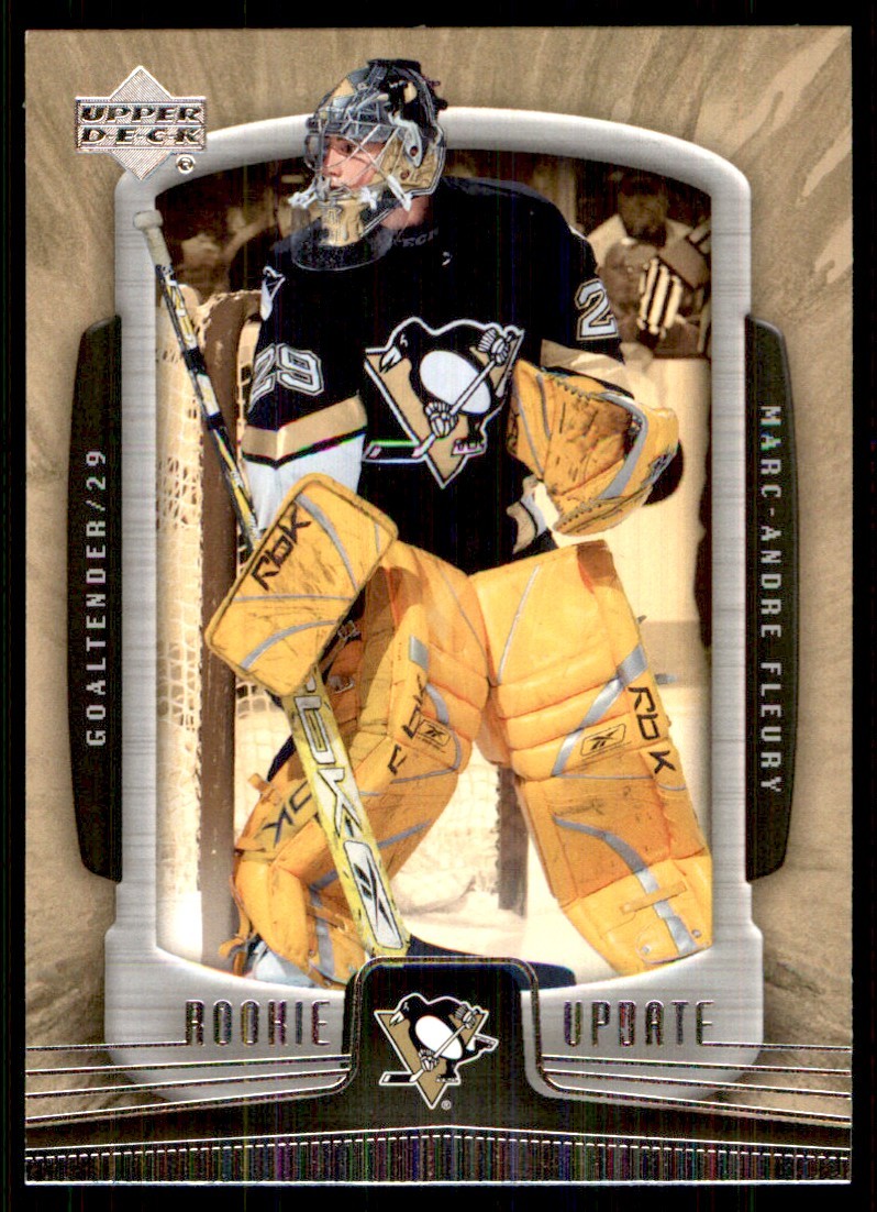 2005-06 Upper Deck Rookie Update Marc-Andre Fleury Pittsburgh Penguins #80