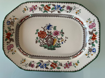 Spode Chinese Platte 31 x 22,5 cm