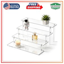 Acrylic Display Riser 4 Tier for Perfume,Figures & Cupcake