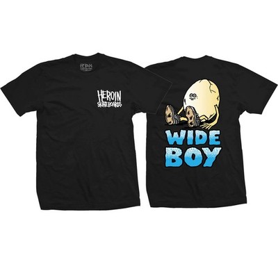 Heroin Skateboards Wide Boy Men's Short Sleeve T-Shirt - Medium