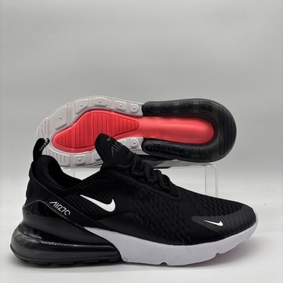 Mens Size 10.5 Nike Air Max 270 Black White Running Shoes AH8050 002
