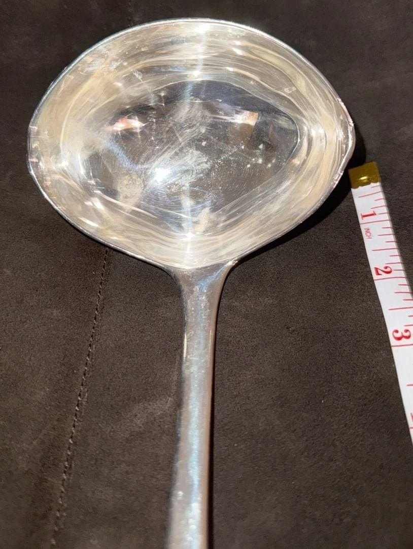 Vintage Gerity G 48 Large Silver Plate Spout Soup Ladle Ladel 13"