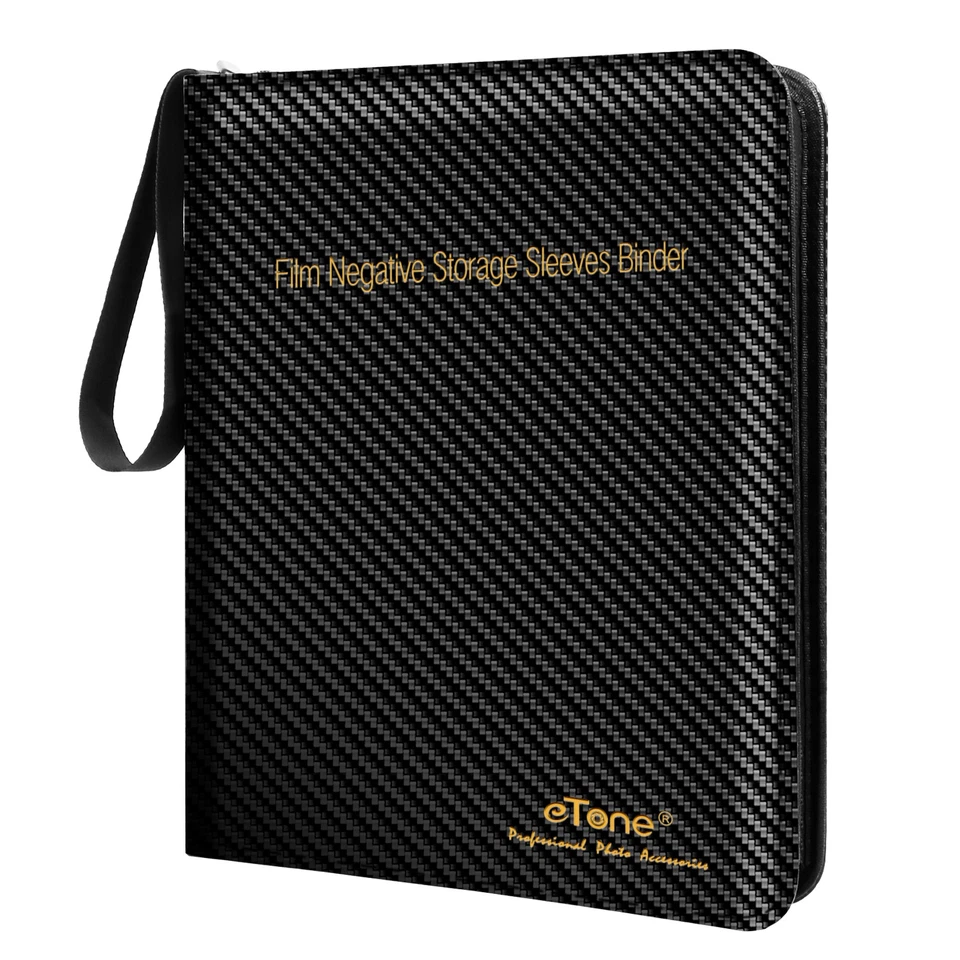 Carpeta de álbum de almacenamiento negativo de película refinada eTone para película 135 35 mm 120 4x5 8x10 Foto 2 de 4