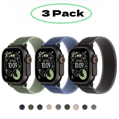 3 PACK Trail Loop for Apple Watch 11 10 9 8 7 Ultra 3 2 44/45/46