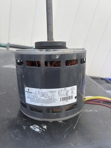 EMERSON K55HXHKL-8719 Blower Motor 1/2 HP 1075 RPM 4SPD 1PH 115V used #MC953