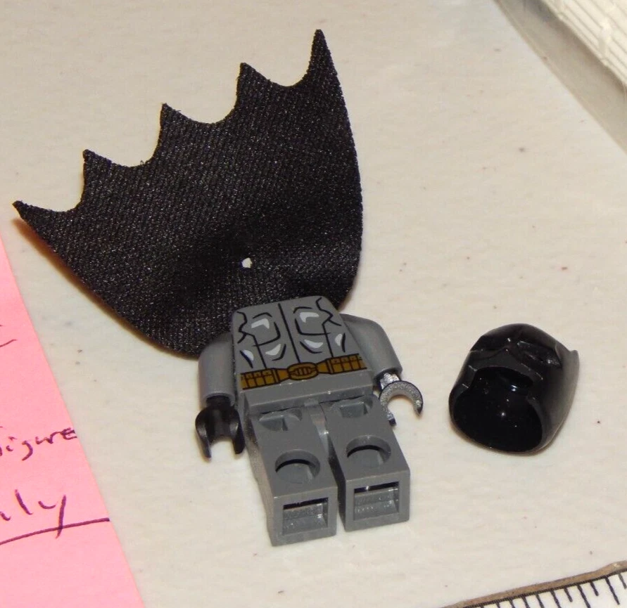 Lego DC Liga de la Justicia 76027 Batman Minifigura Solo SH162 Manta Negra Mar Profundo Foto 4 de 4