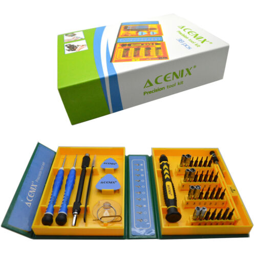 Kit d'outils de réparation de précision ACENIX® Professional 38 en 1 multicolore pour iPhone - Photo 1/12