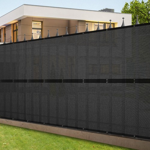 4' 5' 6' 8' tall Fence Privacy Screen Shade Cover Windscreen Mesh Garden Outdoor - Picture 24 of 31
