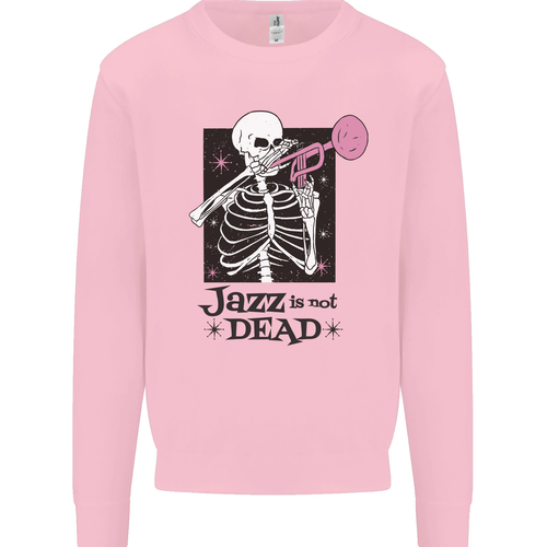 Jazz Is Not Dead Skeleton Kids Sweatshirt Sweater - Picture 44 of 82