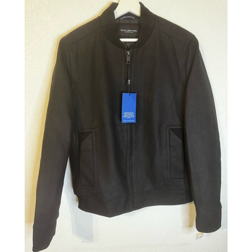 Andrew Marc Men's Jacket Dressy Bomber Style Black Size Small