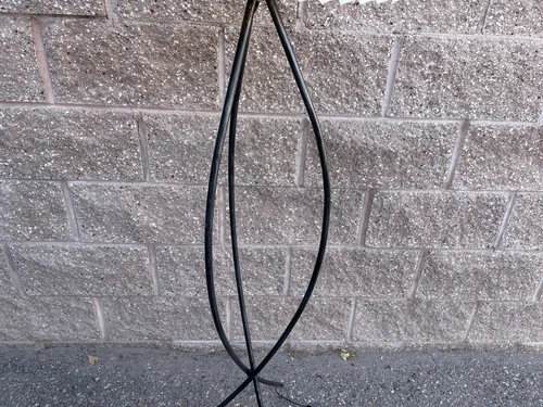 Vintage Mid-Century Modern MCM Fish Wire Wrought Iron Tripod Floor Lamp Calif - Picture 5 of 13