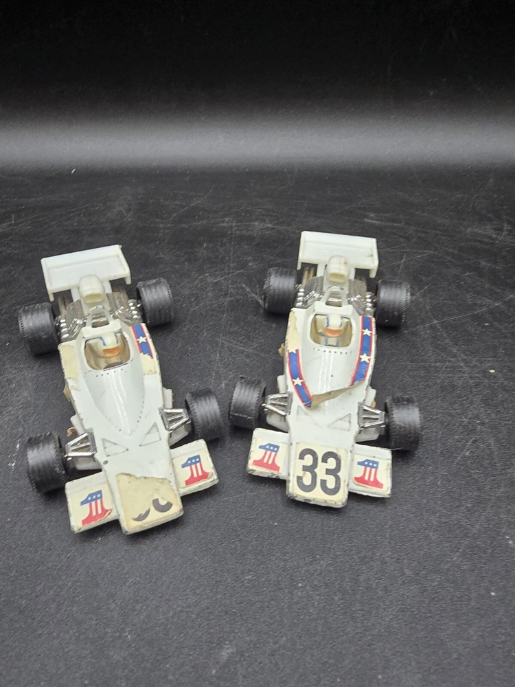 1976 EVEL KNIEVEL 2 Funny Car / Formula Race Car, Ideal Toys 33 5A-1452 VINTAGE