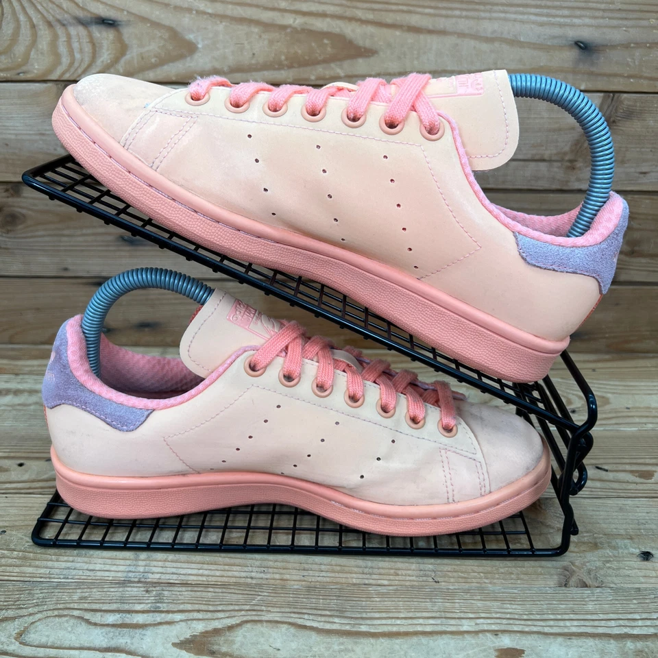 Adidas Trainers Womens UK 5 Stan Smith Adicolor Orange Sun Glow Originals Shoes - Image 2 of 4